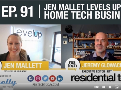 Level Up Franchise Featured on Residential Tech Today